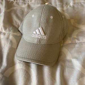 Adidas Light Grey Mesh Logo Hat